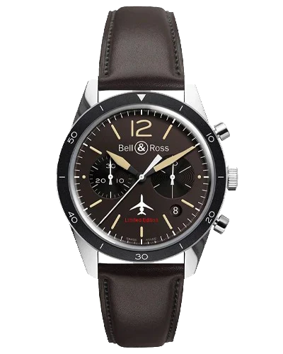 Премиальная реплика Bell & Ross Vintage Chronograph BRV126-FALCON/SCA
