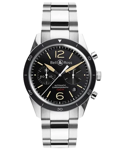 Премиальная реплика Bell & Ross Vintage Chronograph BRV126-ST-HER/SST