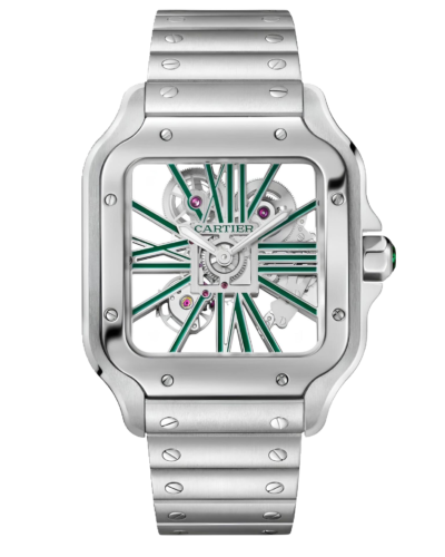 Премиальная реплика Cartier Santos De Cartier CRWHSA0028