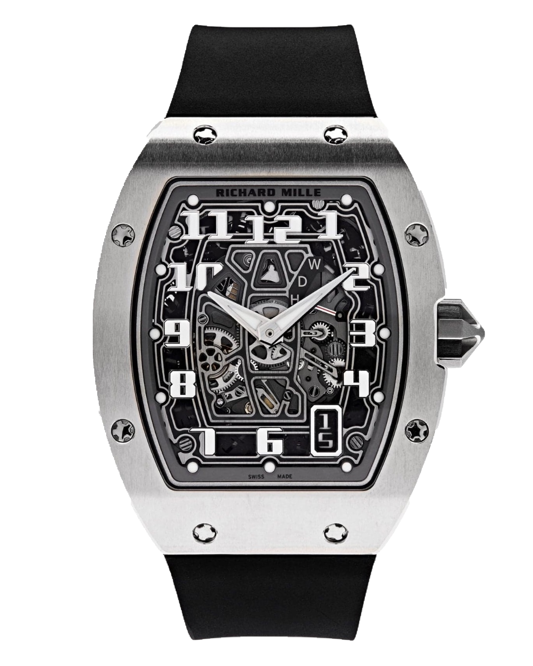 Richard Mille RM 67-01 Automatic Extra Flat, серебристый корпус
