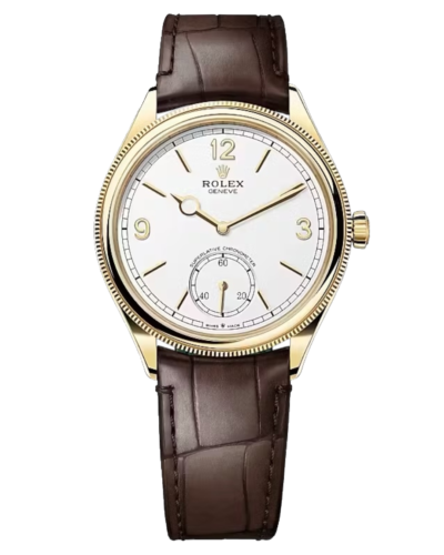 Премиальная реплика Rolex 1908 m52508-0006, на коричневой коже