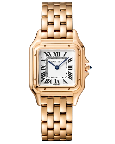 Премиальная реплика с позолотой Cartier Panthere Medium WGPN0007