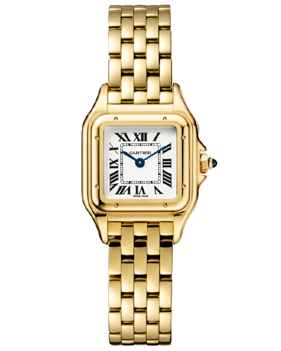 Премиальная реплика с позолотой Cartier Panthere Small WGPN0008