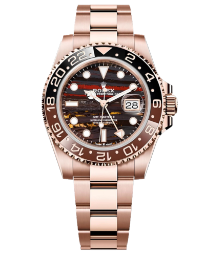 Премиальная реплика с позолотой Rolex GMT Master II Tiger Iron 126715CHNR-0002