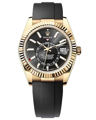 с позолотой Rolex Sky-Dweller 336238-0002