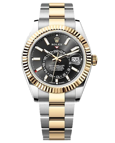 Премиальная реплика с позолотой Rolex Sky-Dweller 336933-0003