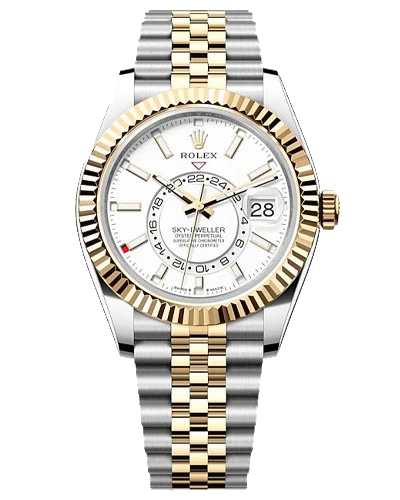 Премиальная реплика с позолотой Rolex Sky-Dweller 336933-0006