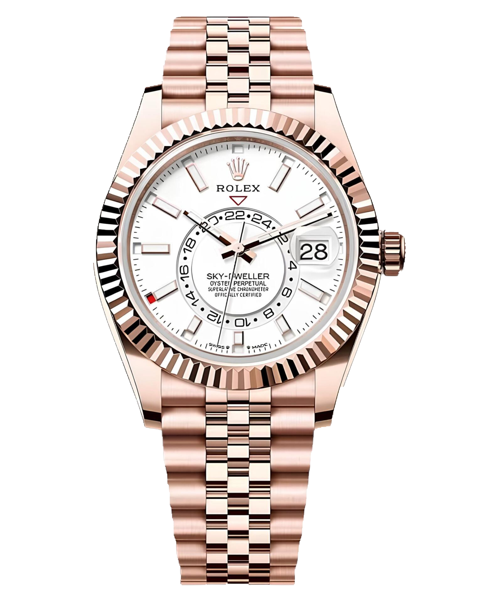 с позолотой Rolex Sky-Dweller 336935-0003