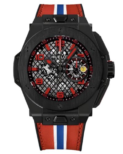 Премиальная реплика Hublot Big Bang Unico Ferrari Black Ceramic 401.CX.1123.VR