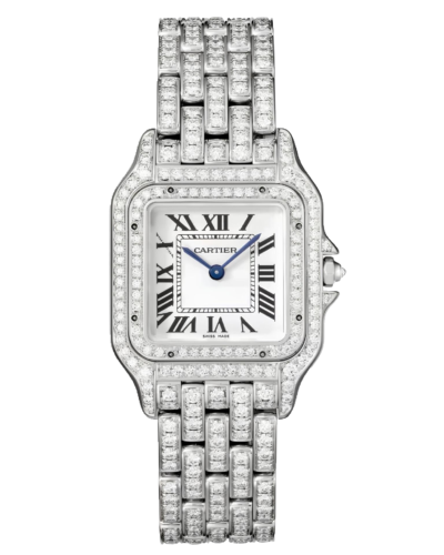 Премиальная реплика Cartier Panthere Medium Diamond Full Pave W4PN0008