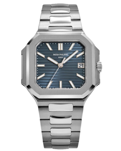 Премиальная реплика Patek Philippe Cubitus 7128/1G-001 Blue Dial