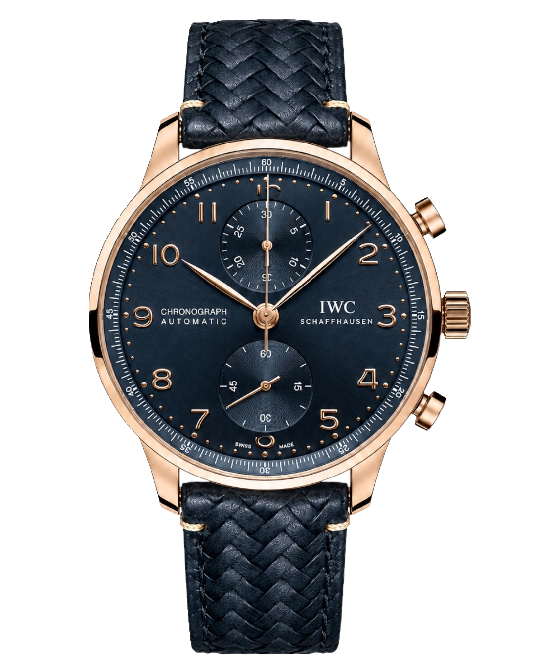 IWC Schaffhausen Portugieser Chronograph Blue Dial IW371614