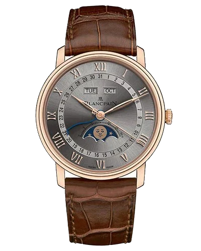 Премиальная реплика Blancpain Villeret Quantieme Complet 6654-3613-55B