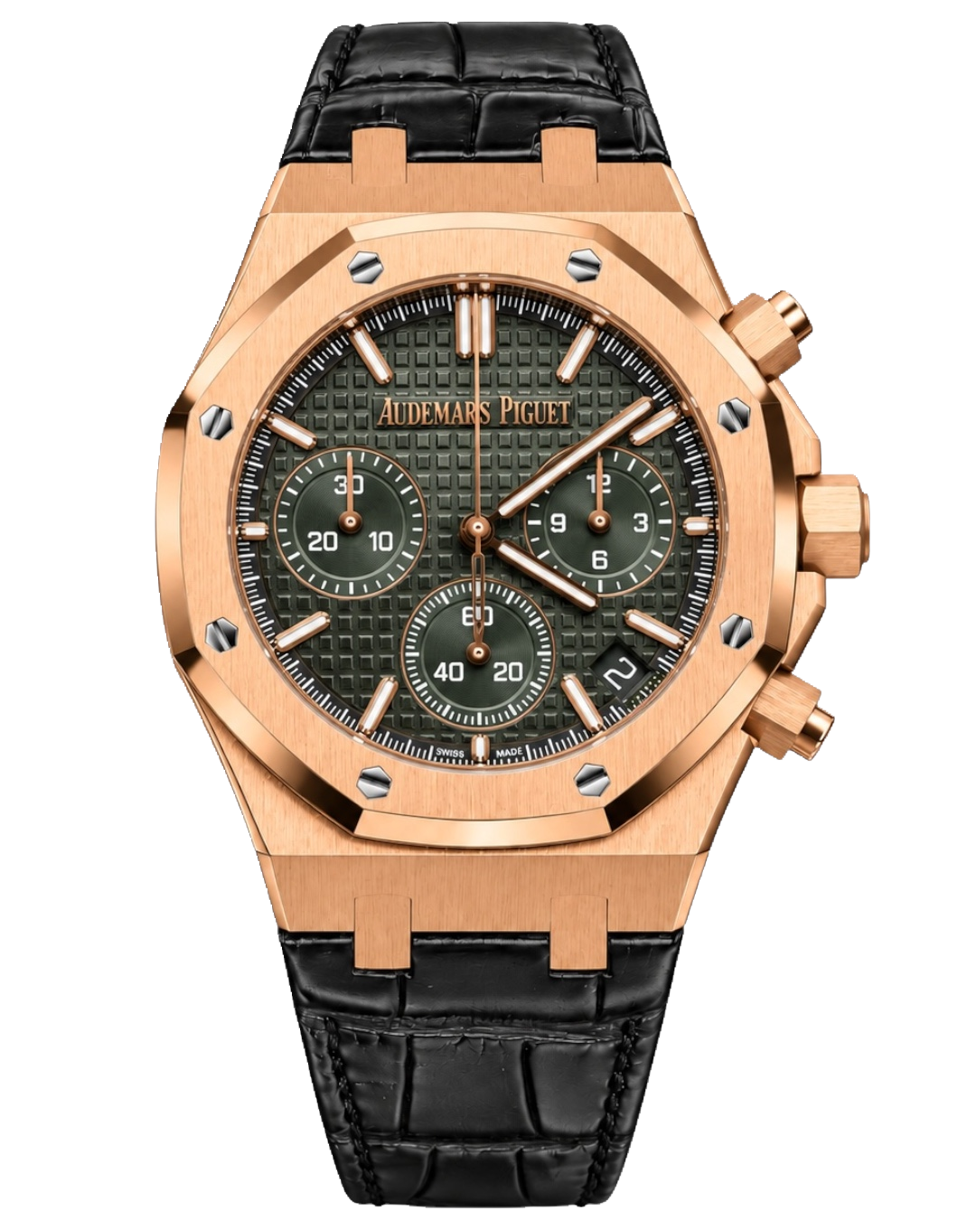 Audemars Piguet Royal Oak Chronograph 26240OR.OO.D404CR.02, зелёный циферблат, Black