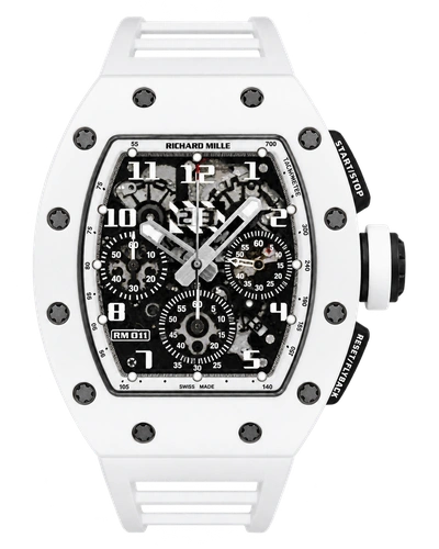 Премиальная реплика Richard Mille RM 011 Automatic Flyback Chronograph White