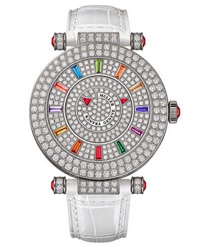 Премиальная реплика Franck Muller Double Mystery Silver 42-DM-COL-DRM-D-2R-CD