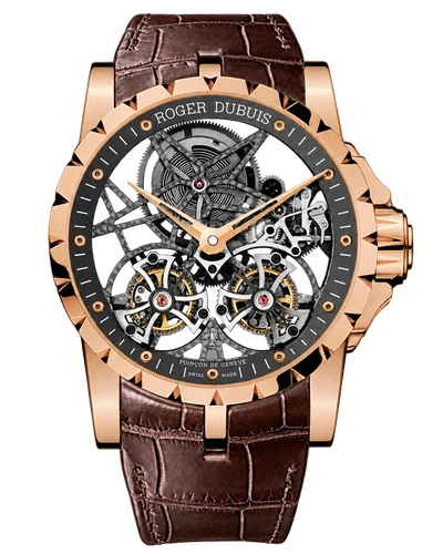 Премиальная реплика Roger Dubuis Excalibur Double Flying Tourbillon RDDBEX0395