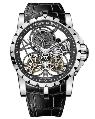 Премиальная реплика Roger Dubuis Excalibur Double Flying Tourbillon RDDBEX0396