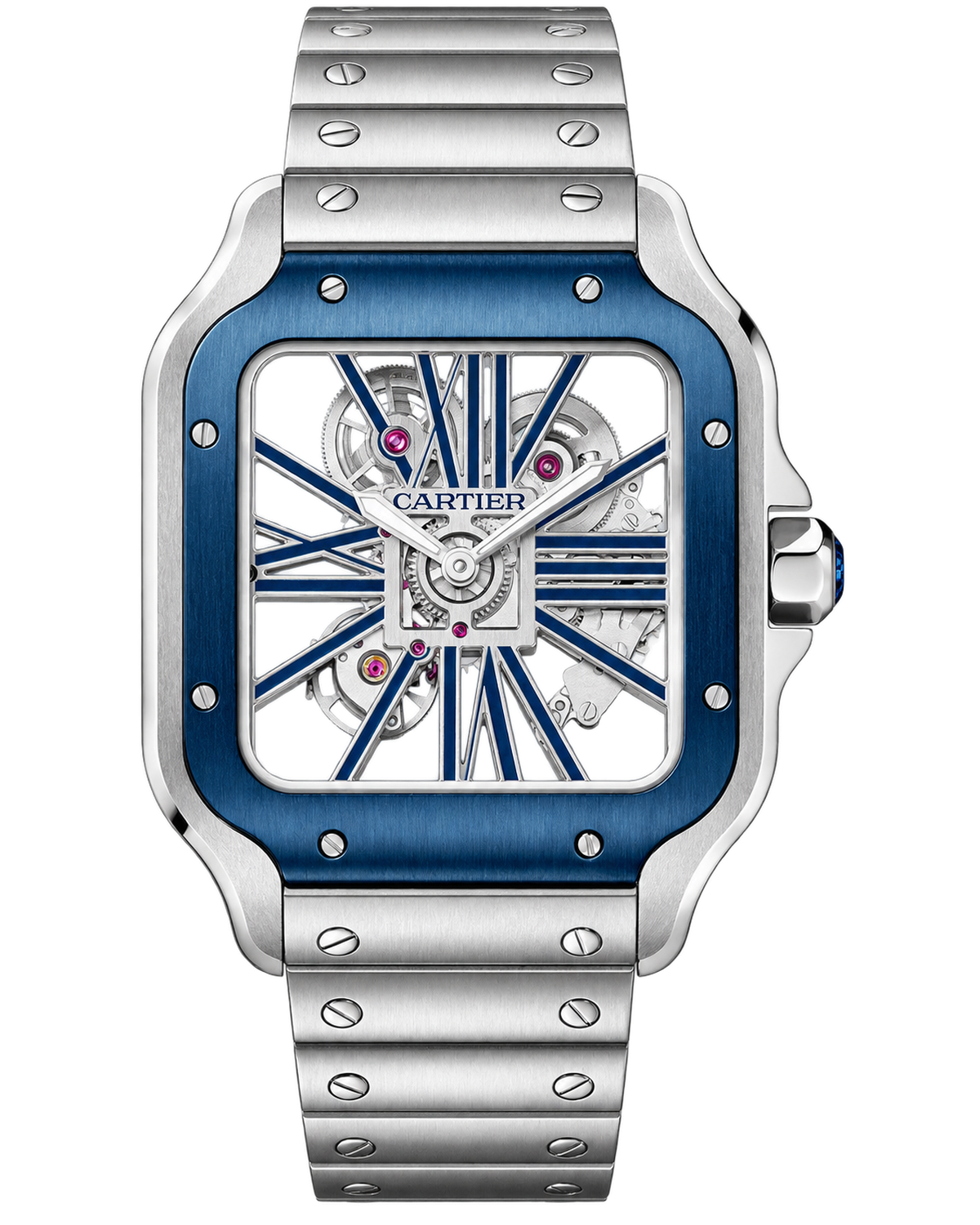 Cartier Santos de Cartier Large Skeleton WHSA0026