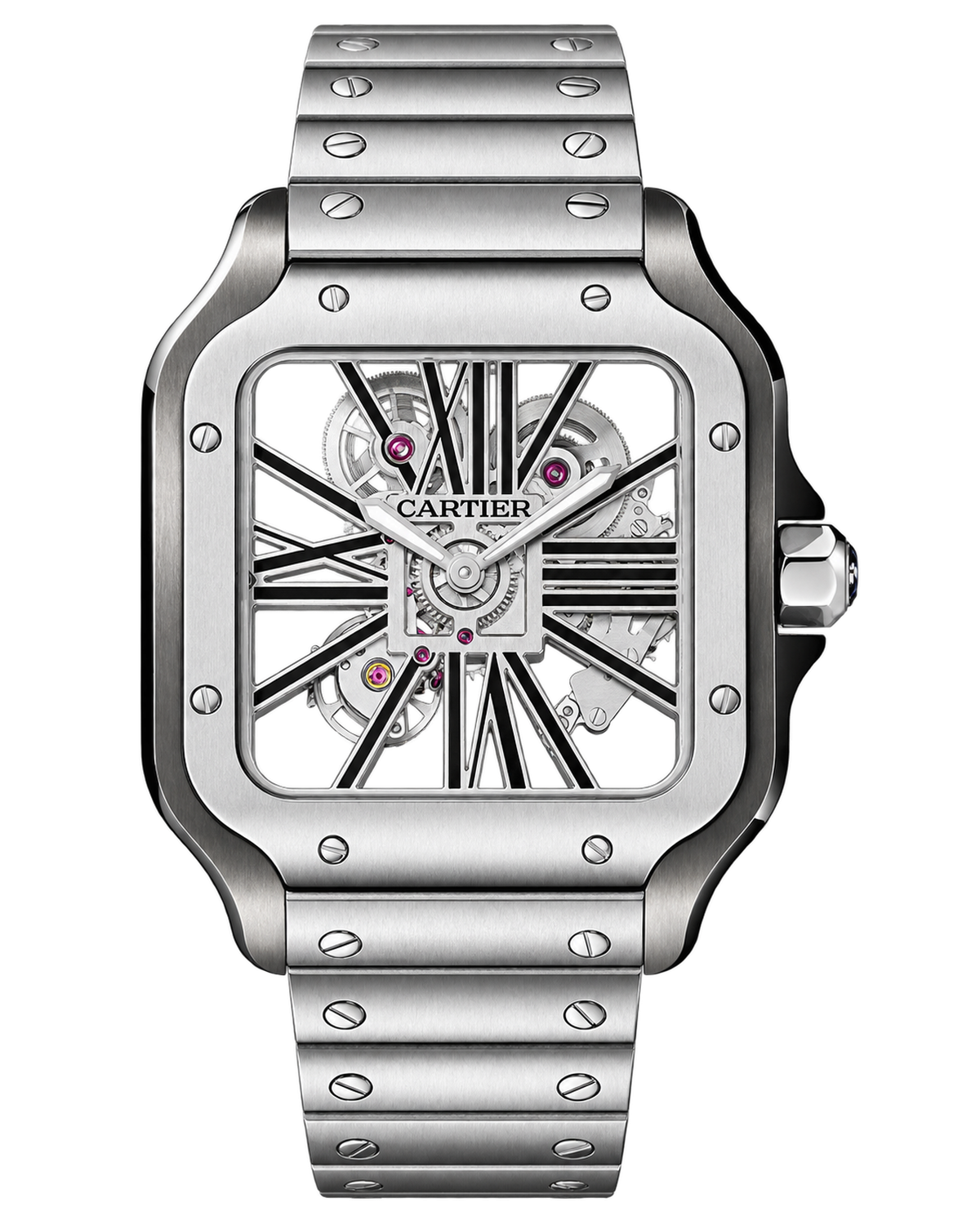 Cartier Santos de Cartier Large Skeleton WHSA0027