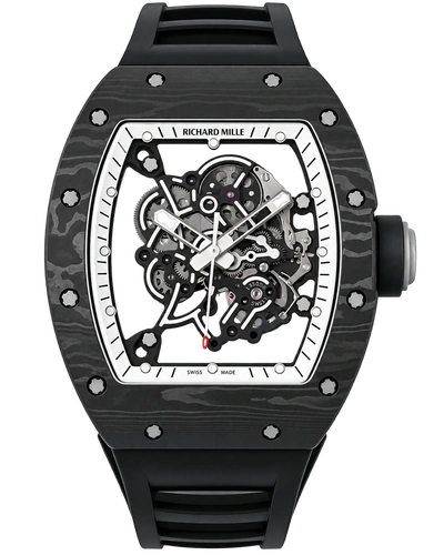 Премиальная реплика Richard Mille RM055 Bubba Watson, со светлыми винтами