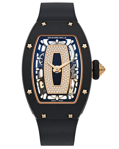 Премиальная реплика Richard Mille RM07-01 Black Ceramic (Black Lips)
