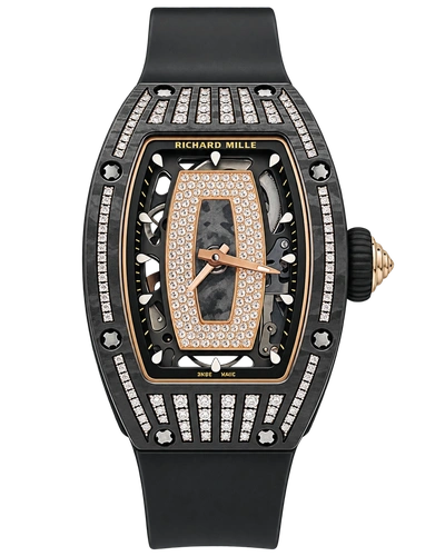 Премиальная реплика Richard Mille RM07-01 Carbon TPT Medium Set Diamonds
