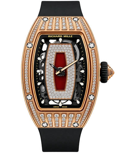Премиальная реплика Richard Mille RM07-01 Medium Set Diamonds (Red Lips)