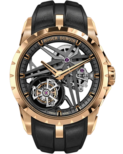 Премиальная реплика с позолотой Roger Dubuis Excalibur Monotourbillon RDDBEX0836